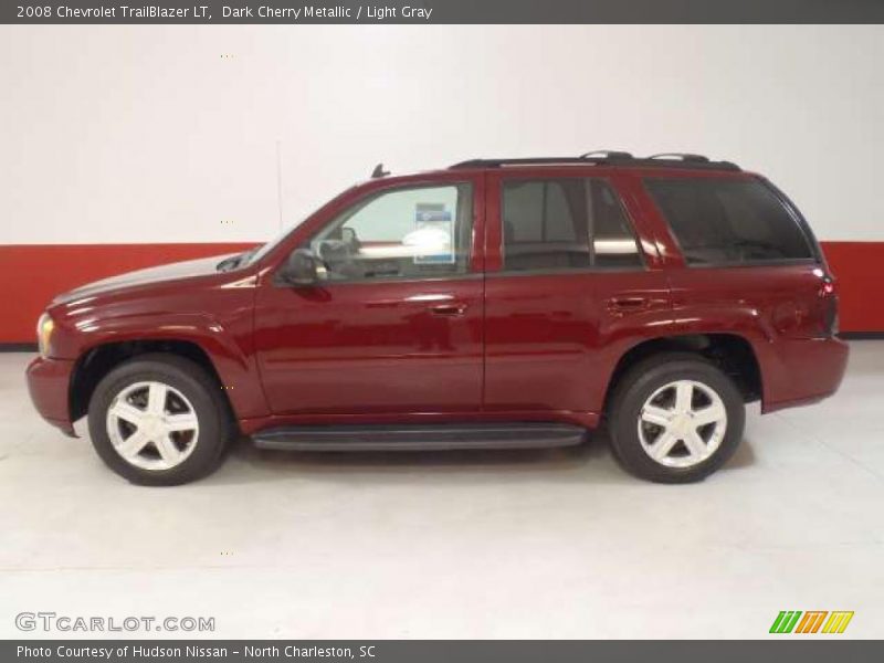 Dark Cherry Metallic / Light Gray 2008 Chevrolet TrailBlazer LT