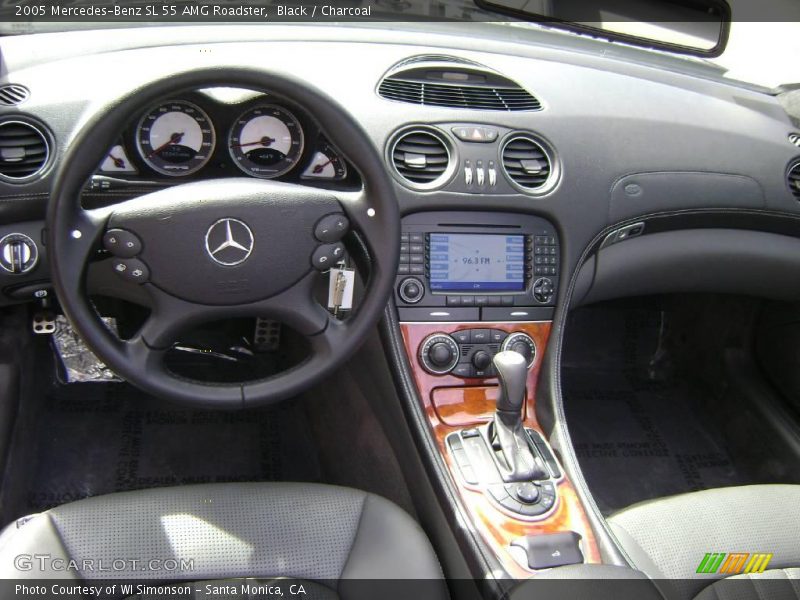 Black / Charcoal 2005 Mercedes-Benz SL 55 AMG Roadster