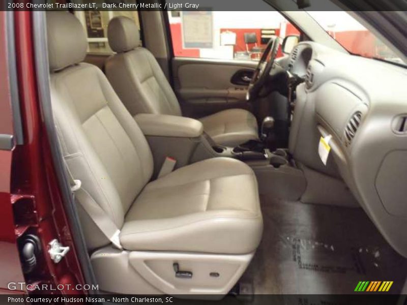 Dark Cherry Metallic / Light Gray 2008 Chevrolet TrailBlazer LT