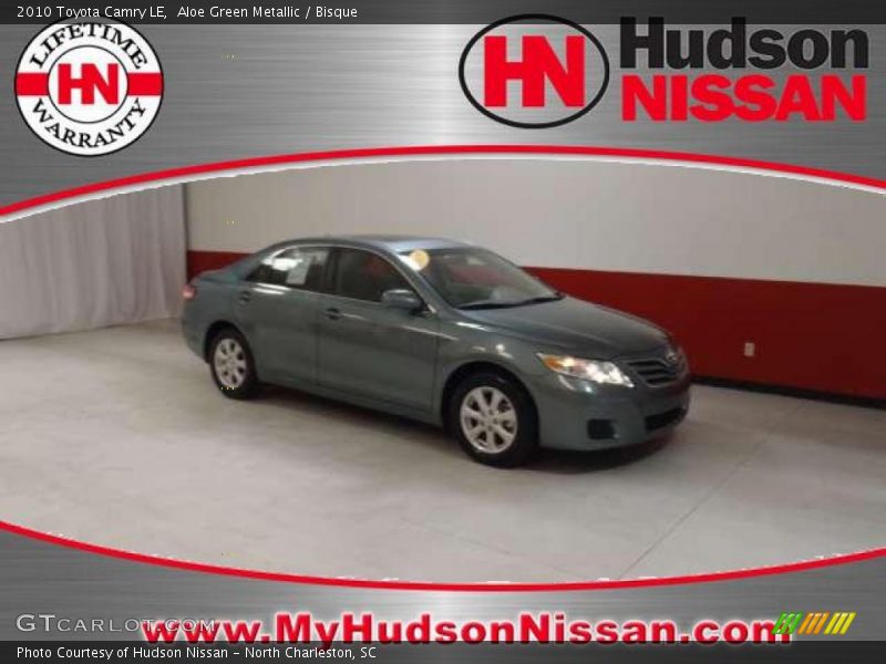 Aloe Green Metallic / Bisque 2010 Toyota Camry LE