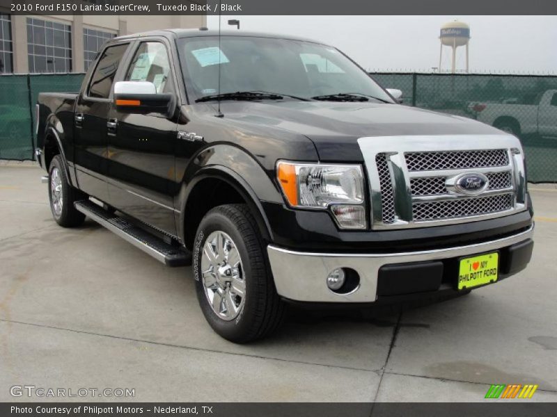 Tuxedo Black / Black 2010 Ford F150 Lariat SuperCrew
