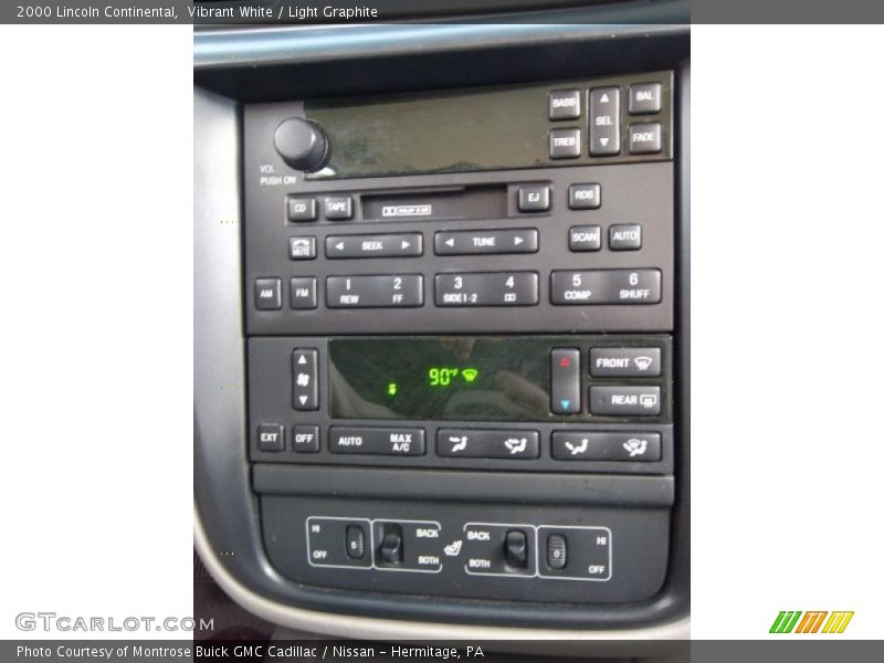 Vibrant White / Light Graphite 2000 Lincoln Continental