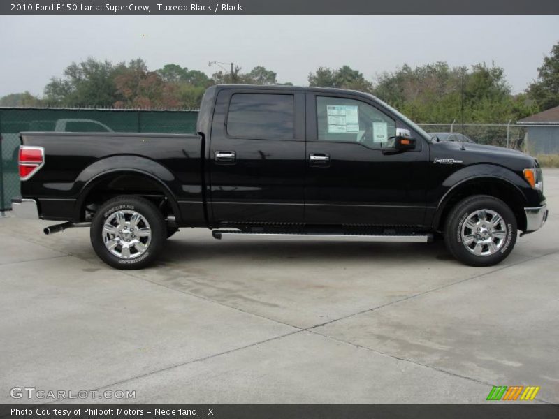 Tuxedo Black / Black 2010 Ford F150 Lariat SuperCrew