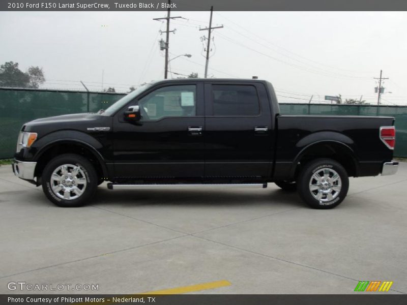 Tuxedo Black / Black 2010 Ford F150 Lariat SuperCrew