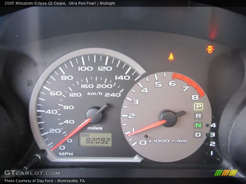  2005 Eclipse GS Coupe GS Coupe Gauges