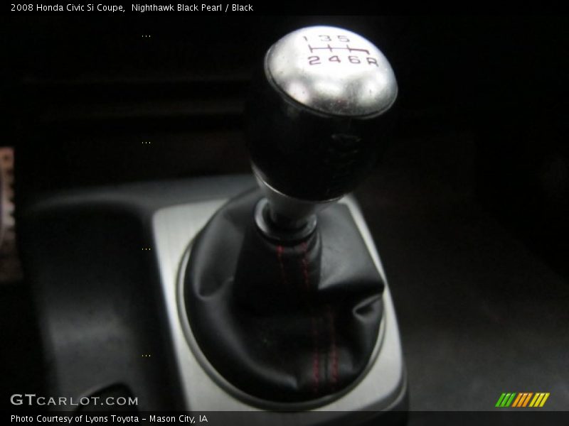 Nighthawk Black Pearl / Black 2008 Honda Civic Si Coupe