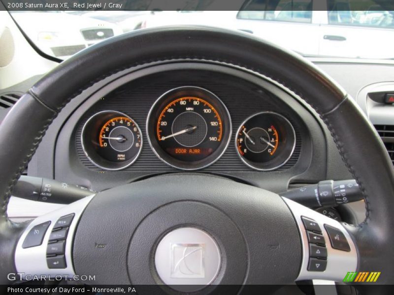Red Jewel / Gray 2008 Saturn Aura XE