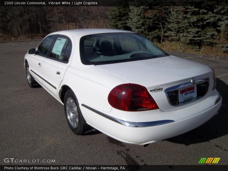 Vibrant White / Light Graphite 2000 Lincoln Continental