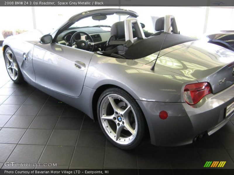 Space Grey Metallic / Black 2008 BMW Z4 3.0si Roadster