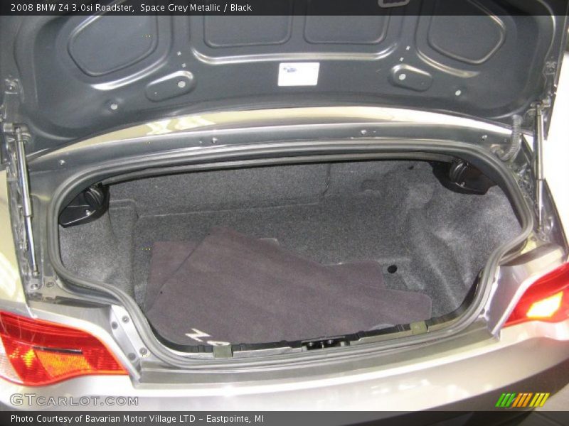Space Grey Metallic / Black 2008 BMW Z4 3.0si Roadster