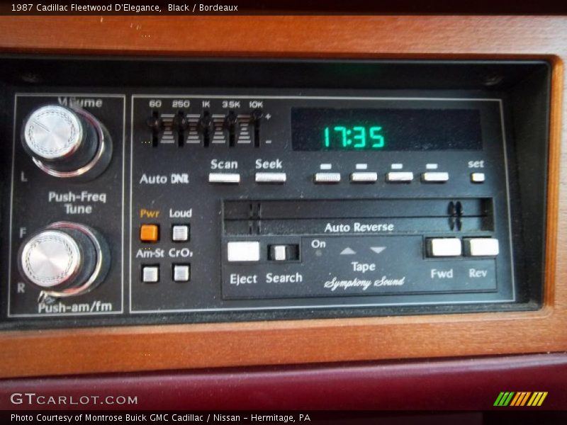 Audio System of 1987 Fleetwood D'Elegance