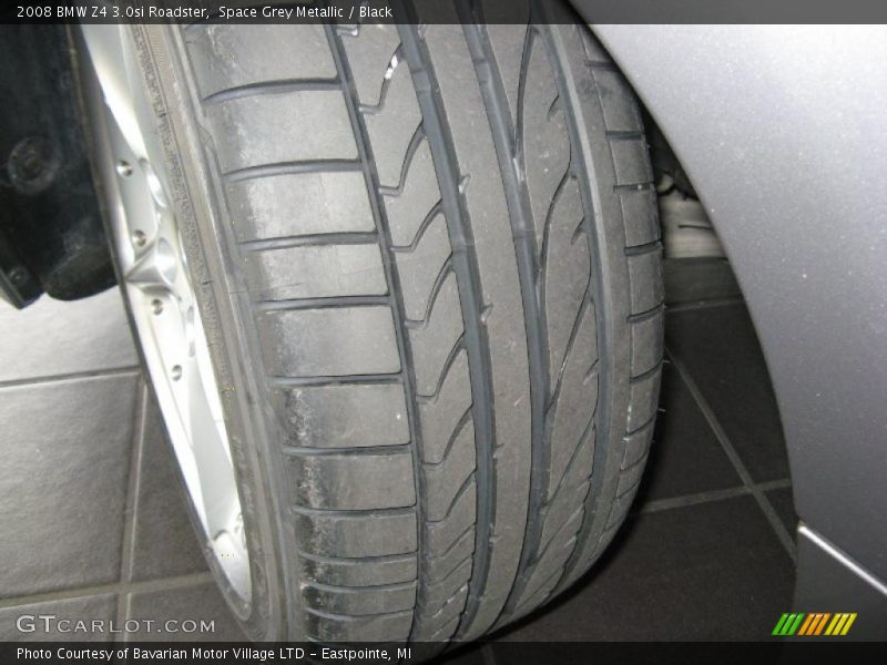 Space Grey Metallic / Black 2008 BMW Z4 3.0si Roadster