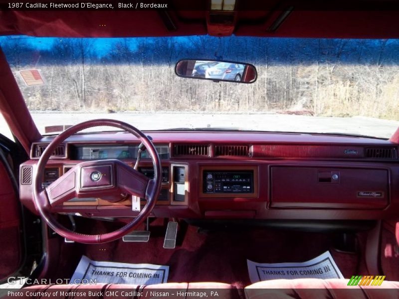  1987 Fleetwood D'Elegance Bordeaux Interior