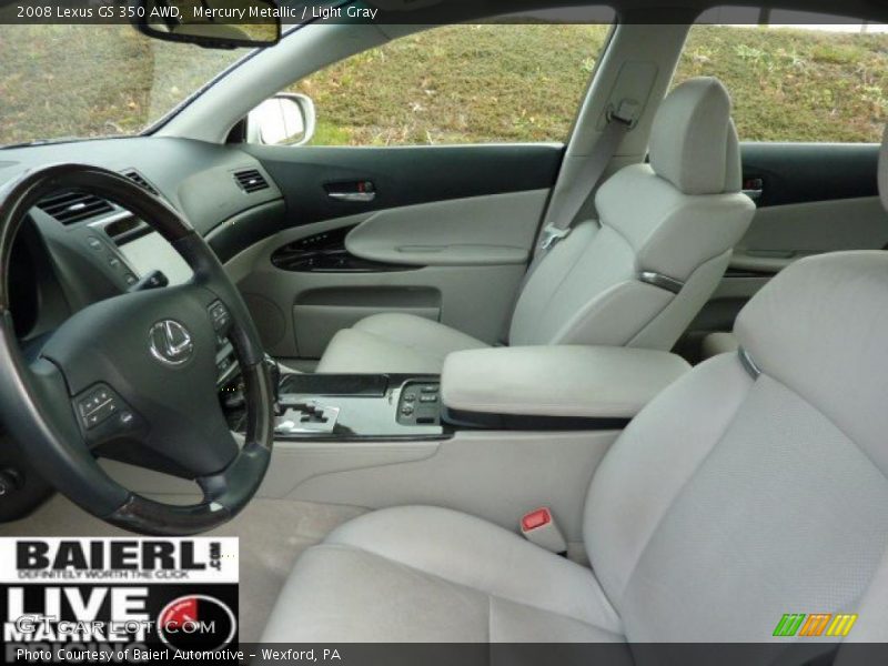 Mercury Metallic / Light Gray 2008 Lexus GS 350 AWD