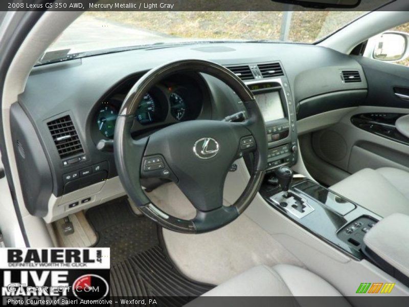 Mercury Metallic / Light Gray 2008 Lexus GS 350 AWD