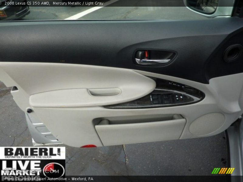 Mercury Metallic / Light Gray 2008 Lexus GS 350 AWD