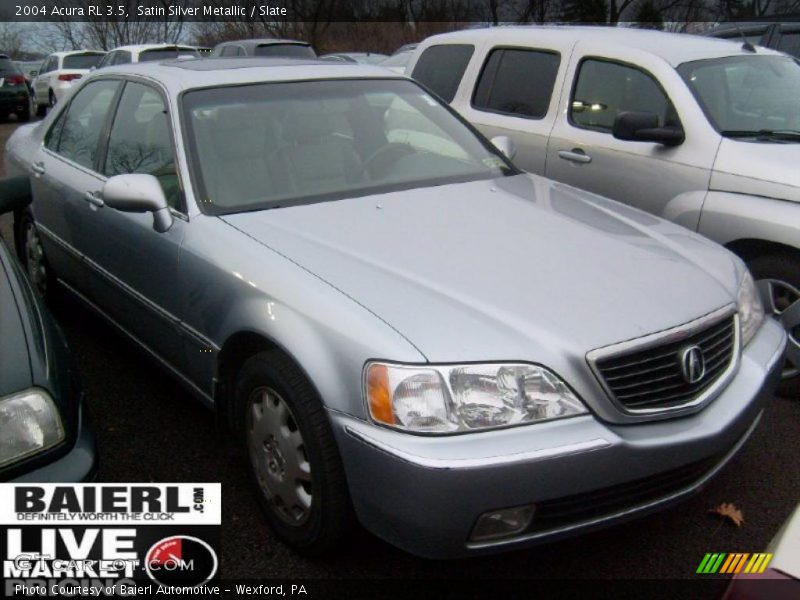 Satin Silver Metallic / Slate 2004 Acura RL 3.5