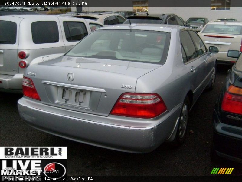 Satin Silver Metallic / Slate 2004 Acura RL 3.5