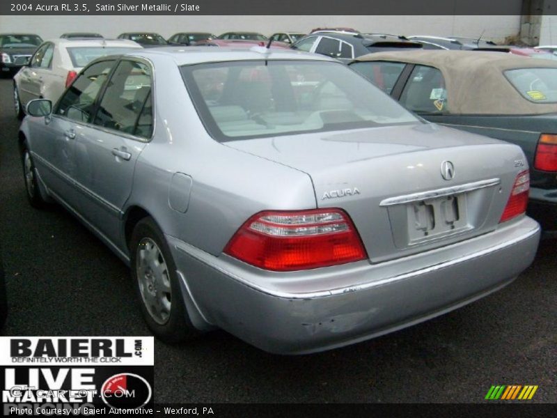 Satin Silver Metallic / Slate 2004 Acura RL 3.5