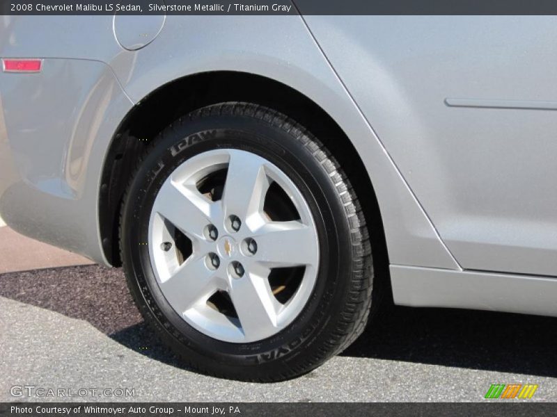 Silverstone Metallic / Titanium Gray 2008 Chevrolet Malibu LS Sedan