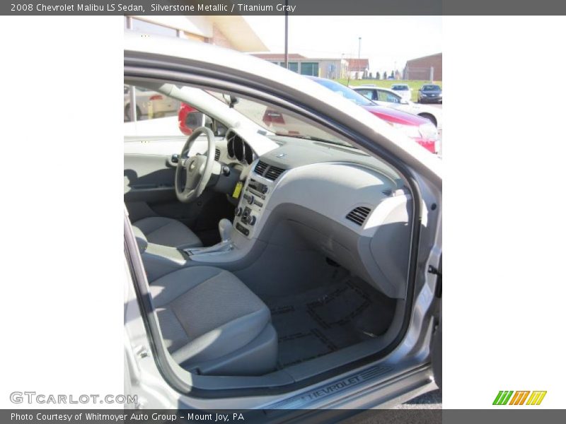 Silverstone Metallic / Titanium Gray 2008 Chevrolet Malibu LS Sedan