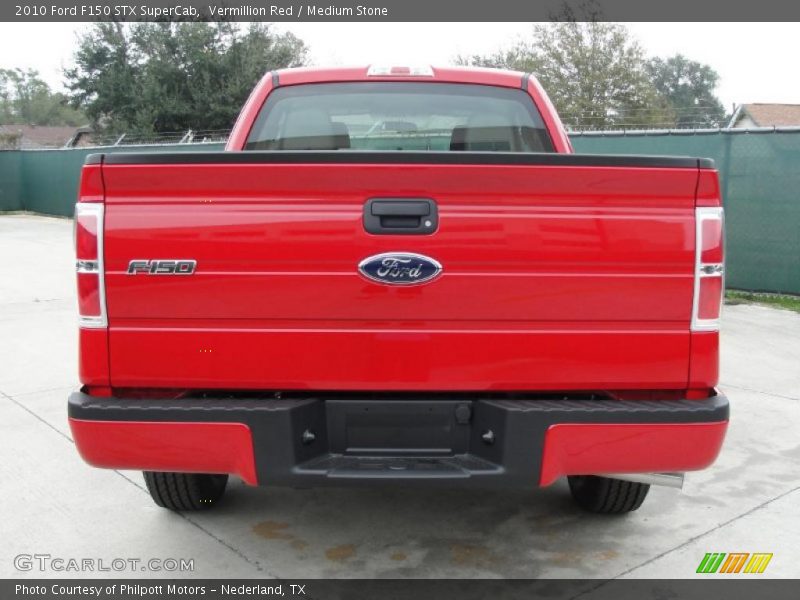 Vermillion Red / Medium Stone 2010 Ford F150 STX SuperCab
