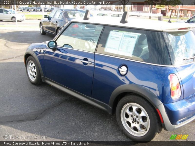 Indi Blue Metallic / Space Grey/Panther Black 2004 Mini Cooper S Hardtop