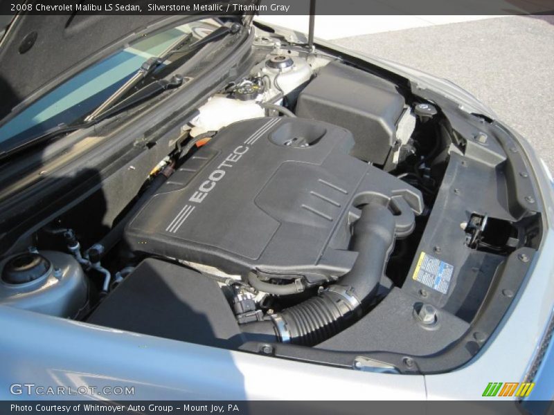 Silverstone Metallic / Titanium Gray 2008 Chevrolet Malibu LS Sedan