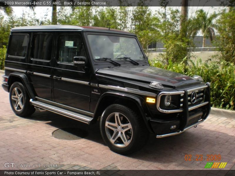 Black / designo Charcoal 2009 Mercedes-Benz G 55 AMG