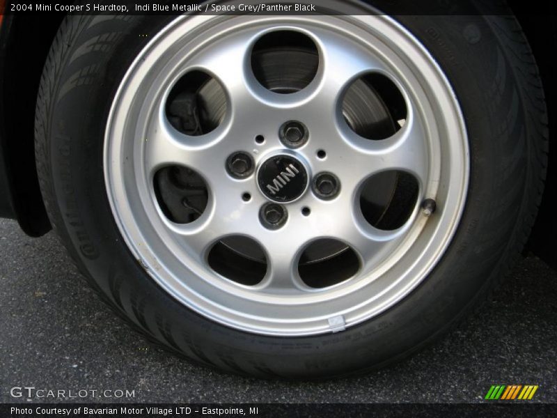 Indi Blue Metallic / Space Grey/Panther Black 2004 Mini Cooper S Hardtop