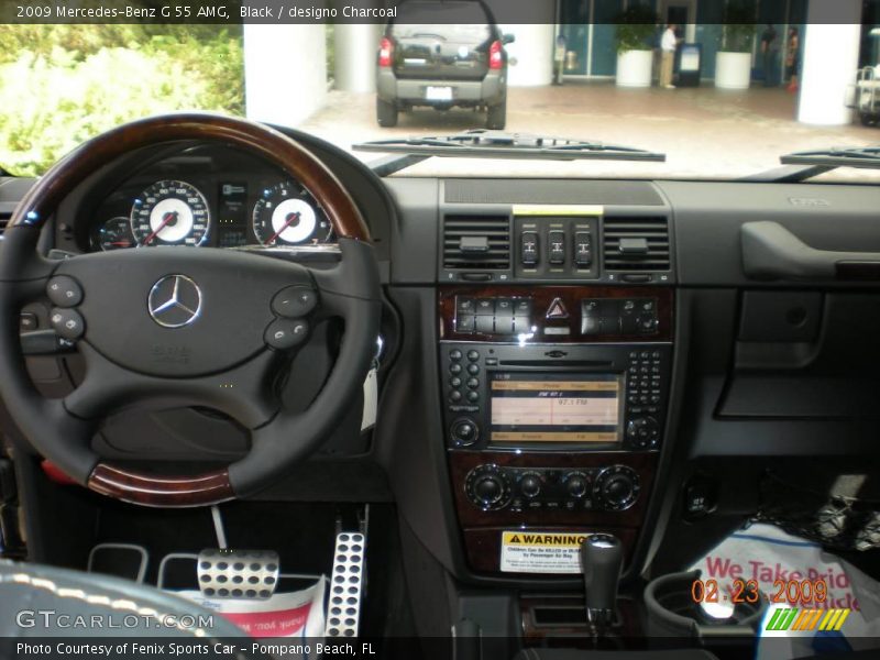 Black / designo Charcoal 2009 Mercedes-Benz G 55 AMG