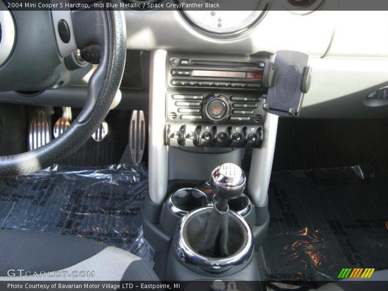 Indi Blue Metallic / Space Grey/Panther Black 2004 Mini Cooper S Hardtop