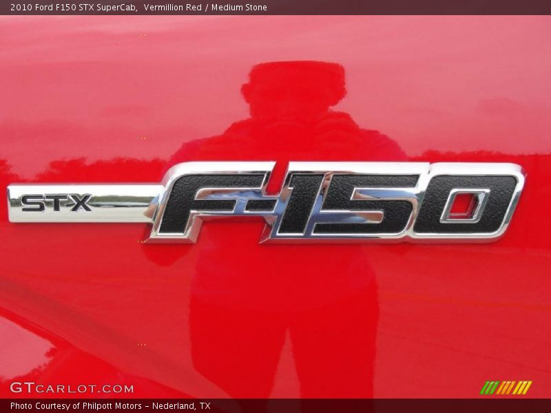 Vermillion Red / Medium Stone 2010 Ford F150 STX SuperCab
