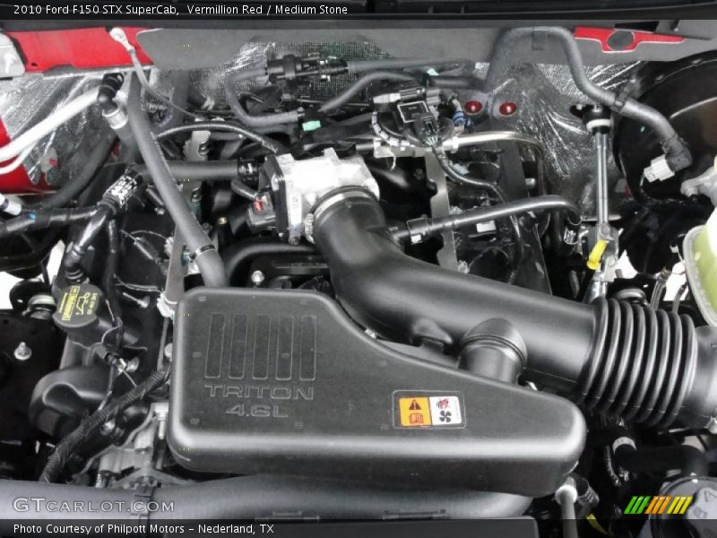 Vermillion Red / Medium Stone 2010 Ford F150 STX SuperCab