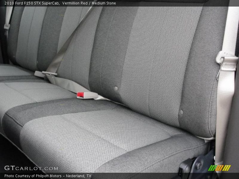 Vermillion Red / Medium Stone 2010 Ford F150 STX SuperCab