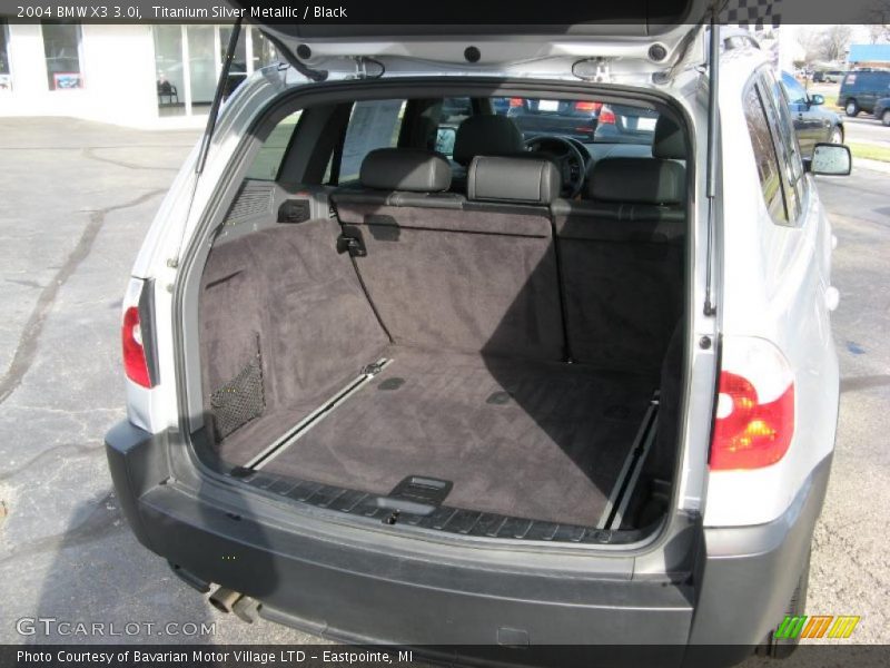 Titanium Silver Metallic / Black 2004 BMW X3 3.0i