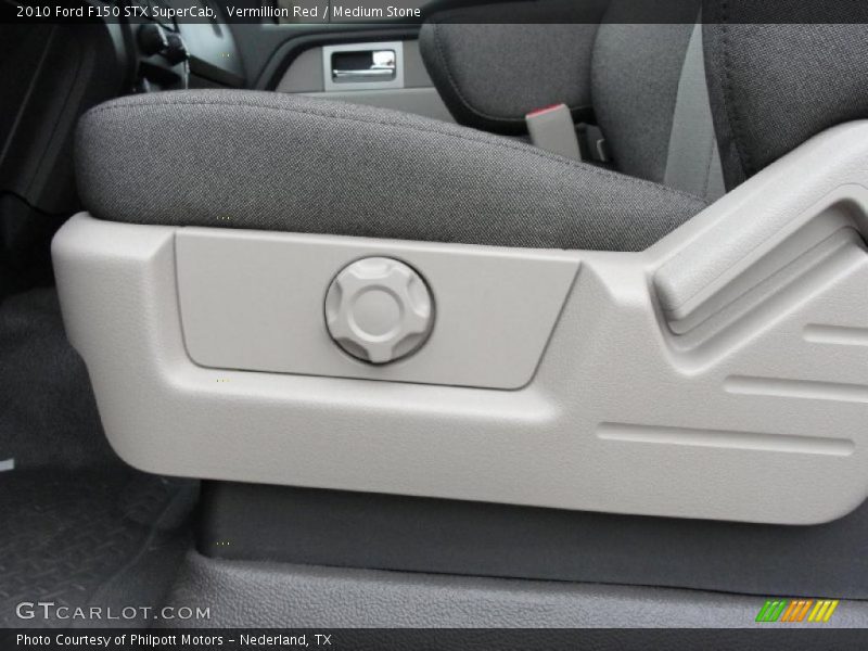Vermillion Red / Medium Stone 2010 Ford F150 STX SuperCab