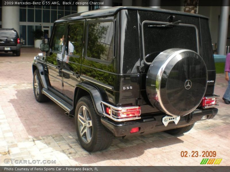 Black / designo Charcoal 2009 Mercedes-Benz G 55 AMG