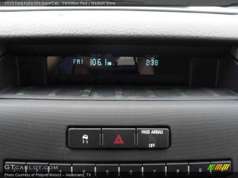 Vermillion Red / Medium Stone 2010 Ford F150 STX SuperCab