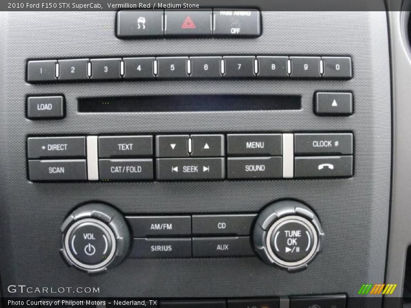 Vermillion Red / Medium Stone 2010 Ford F150 STX SuperCab
