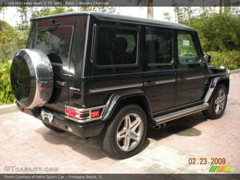 Black / designo Charcoal 2009 Mercedes-Benz G 55 AMG