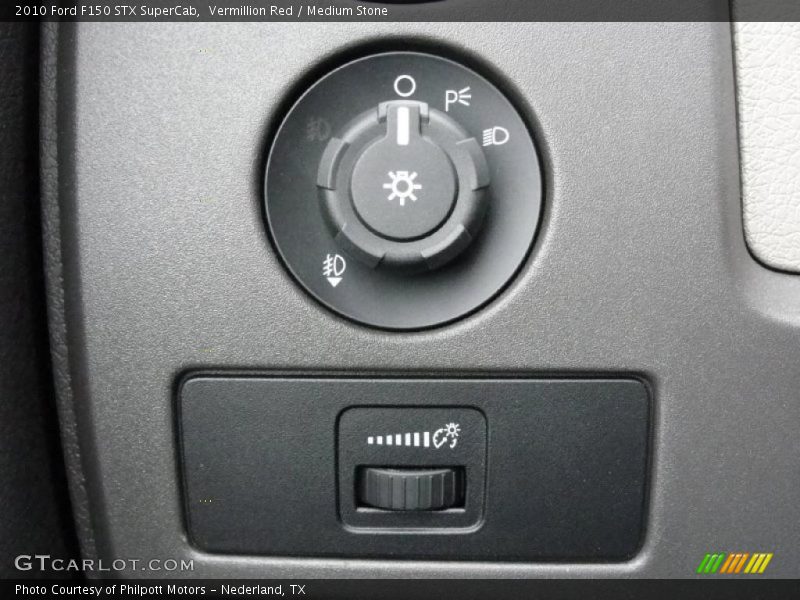 Vermillion Red / Medium Stone 2010 Ford F150 STX SuperCab