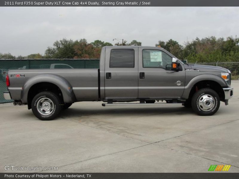  2011 F350 Super Duty XLT Crew Cab 4x4 Dually Sterling Gray Metallic