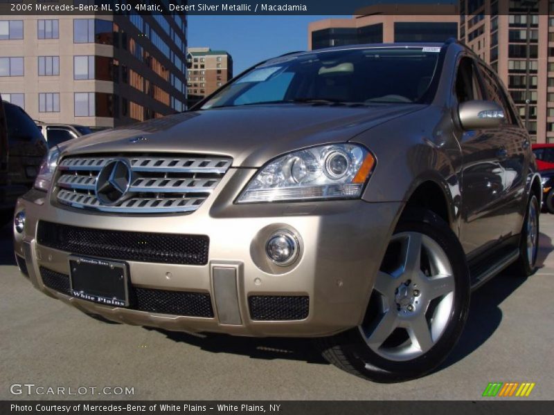 Desert Silver Metallic / Macadamia 2006 Mercedes-Benz ML 500 4Matic