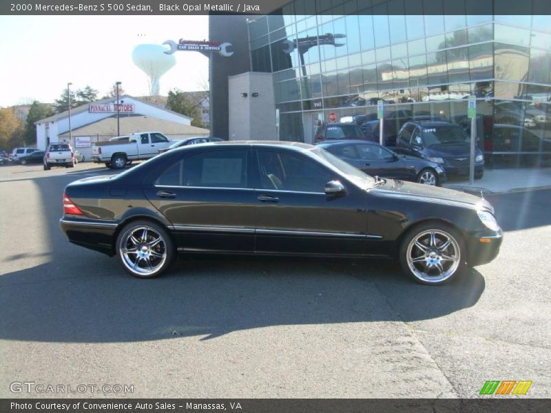 Black Opal Metallic / Java 2000 Mercedes-Benz S 500 Sedan
