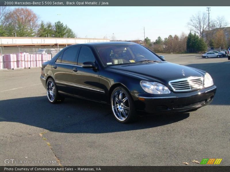 Black Opal Metallic / Java 2000 Mercedes-Benz S 500 Sedan