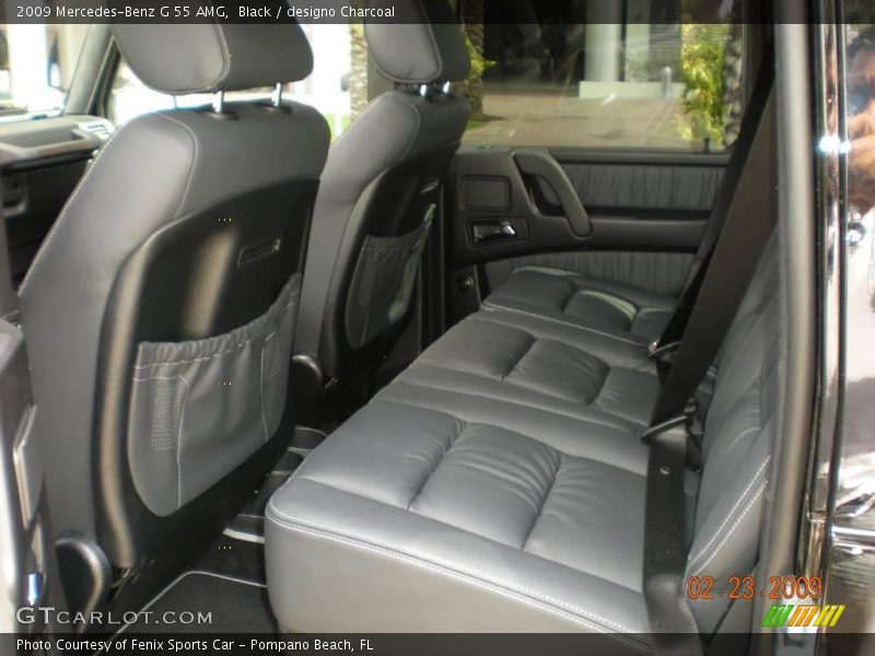 Black / designo Charcoal 2009 Mercedes-Benz G 55 AMG