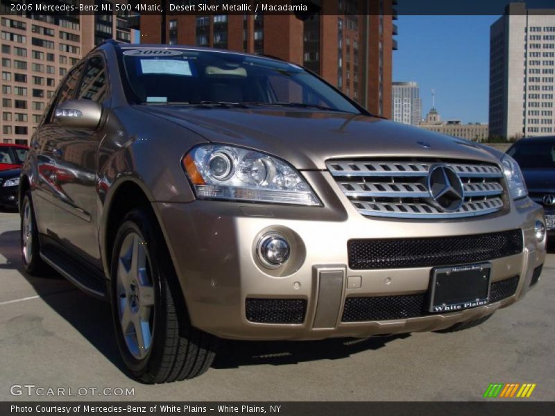 Desert Silver Metallic / Macadamia 2006 Mercedes-Benz ML 500 4Matic