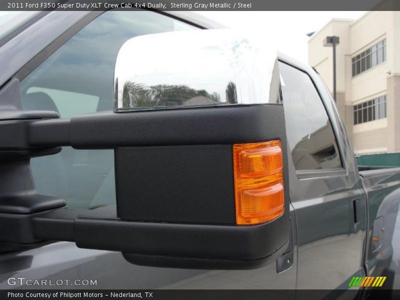 Sterling Gray Metallic / Steel 2011 Ford F350 Super Duty XLT Crew Cab 4x4 Dually
