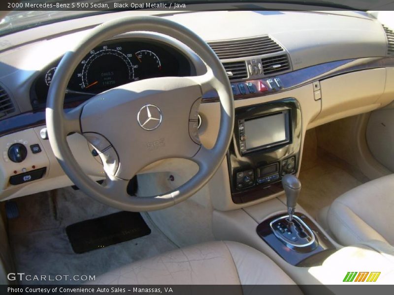 Black Opal Metallic / Java 2000 Mercedes-Benz S 500 Sedan